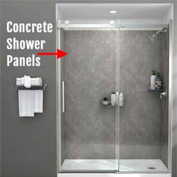 Concrete Shower Panels