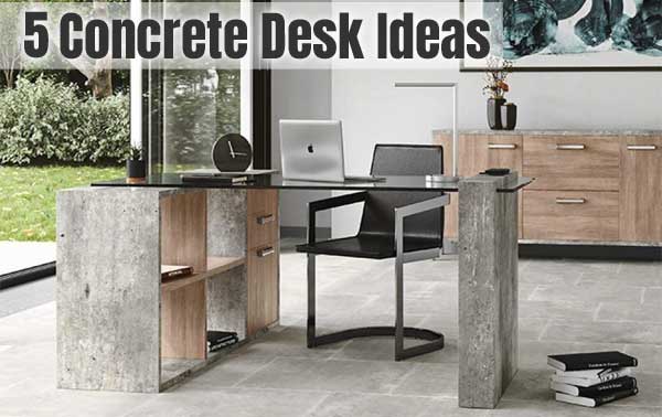 5 Concrete Desk Ideas for Stylish Industrial Office Spaces