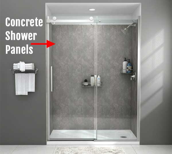 Concrete Shower Panels