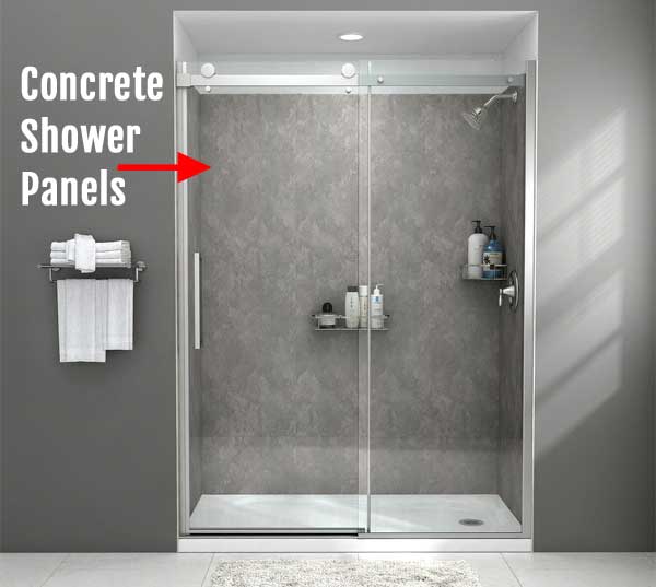 Concrete Shower Panels - DIY Installation Kit