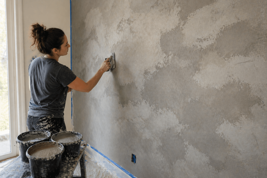Multi Tone Cement-Style Finish
