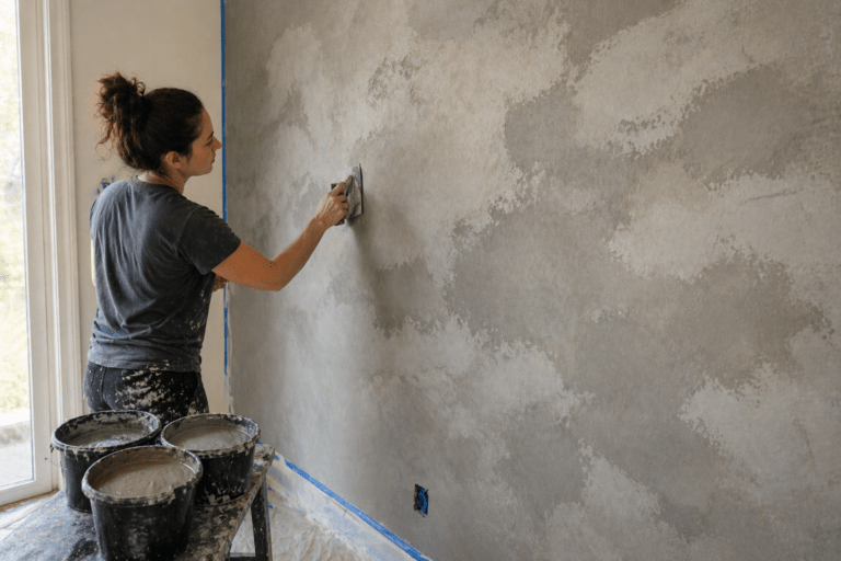 Industrial Concrete Wall Finishes for Interiors Made Easy