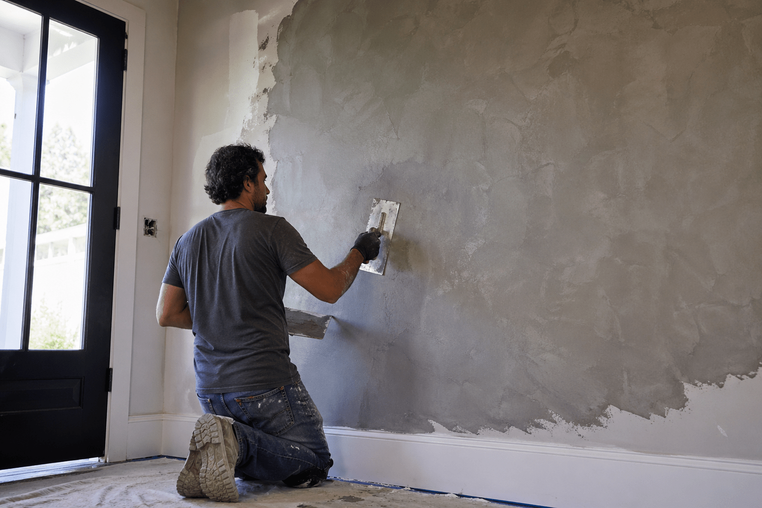 Venetian Plaster Application
